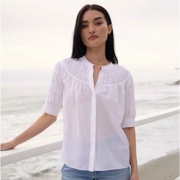 AYR Tops - AYR Silk Cotton The Love Spell blouse